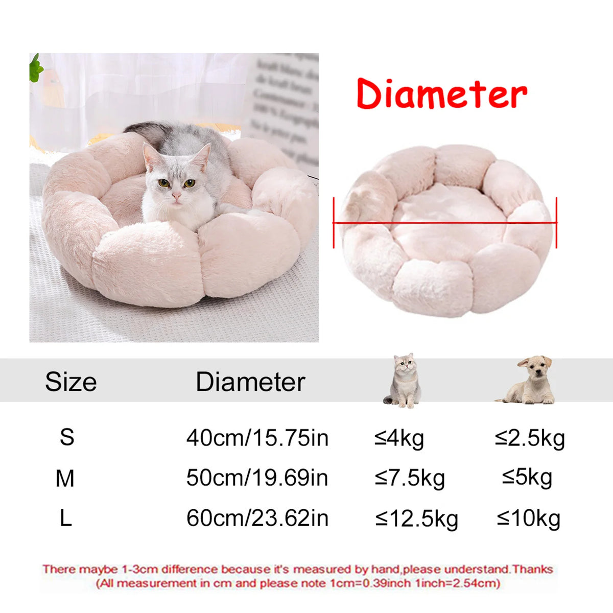 CloudCircle Plush Pet Bed