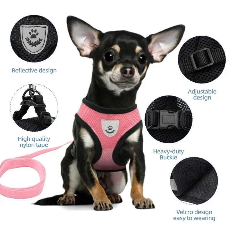 AirWalk Mesh Reflective Pet Harness