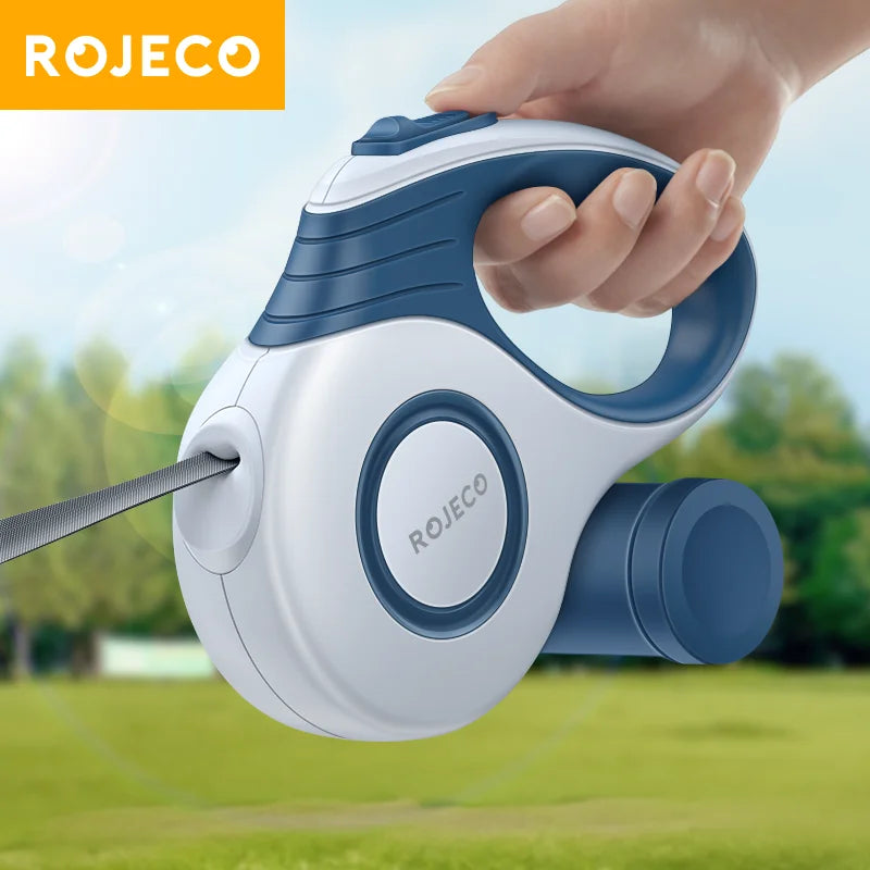 ROJECO Automatic Retractable Dog Leash – 3M/5M Extendable Rope