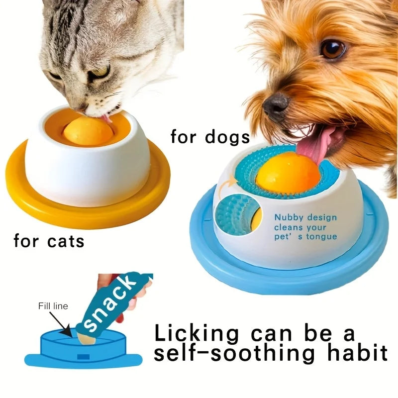 Interactive Lick Toy & Slow Feeder for Dogs – Training & Enrichment