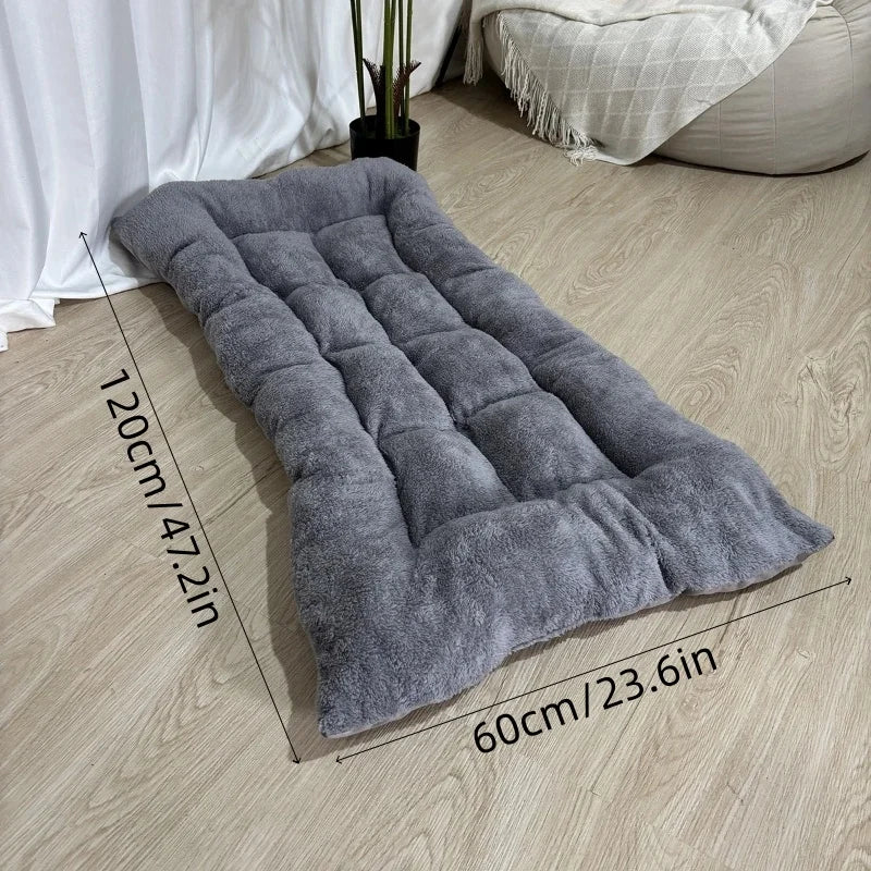 Extra Large Plush Dog Bed Sofa – Reversible Dual-Sided 120cm Pet Mat