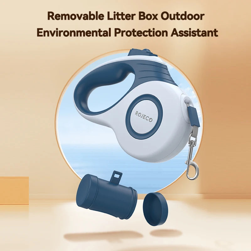 ROJECO Automatic Retractable Dog Leash – 3M/5M Extendable Rope