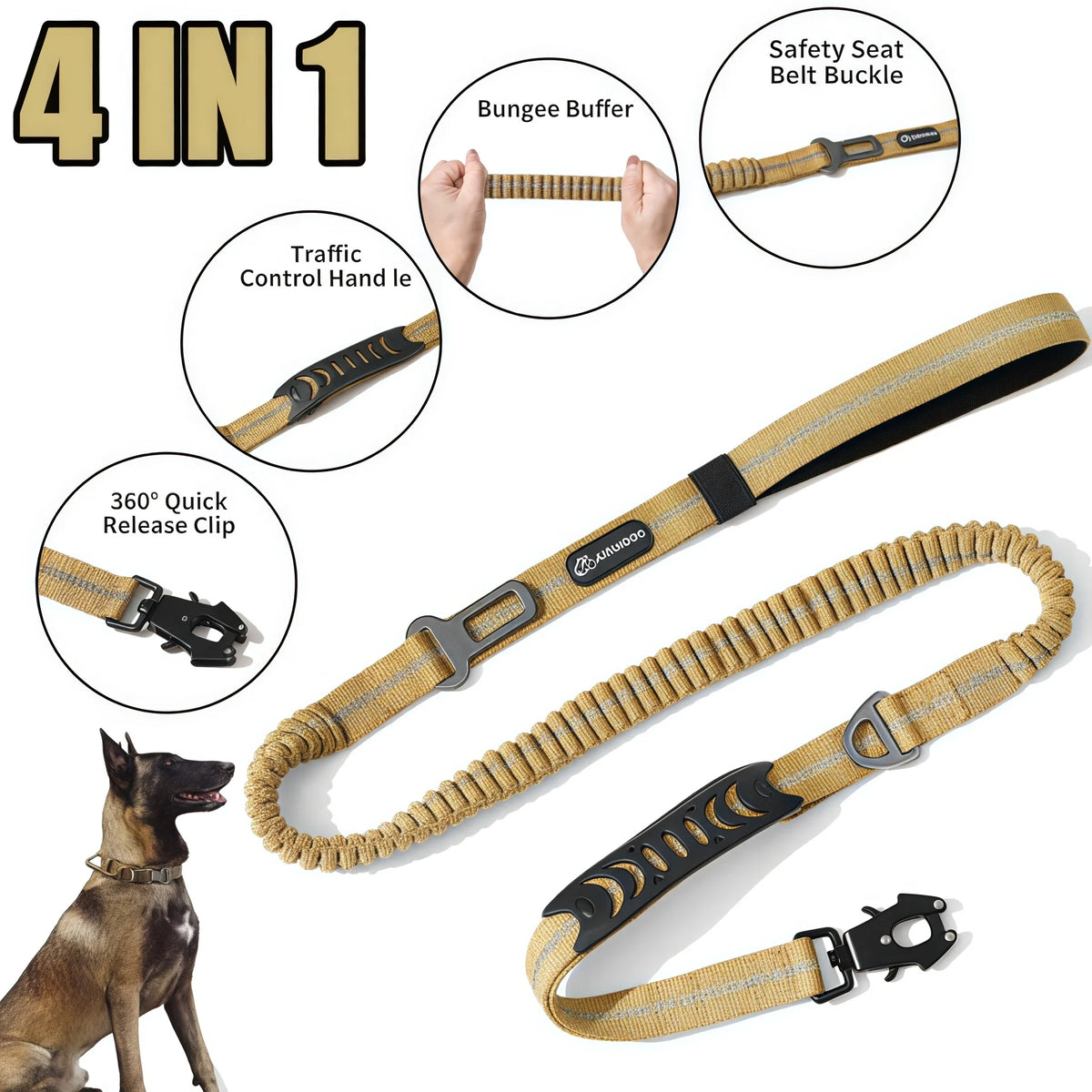 BounceGuard Bungee Dog Leash