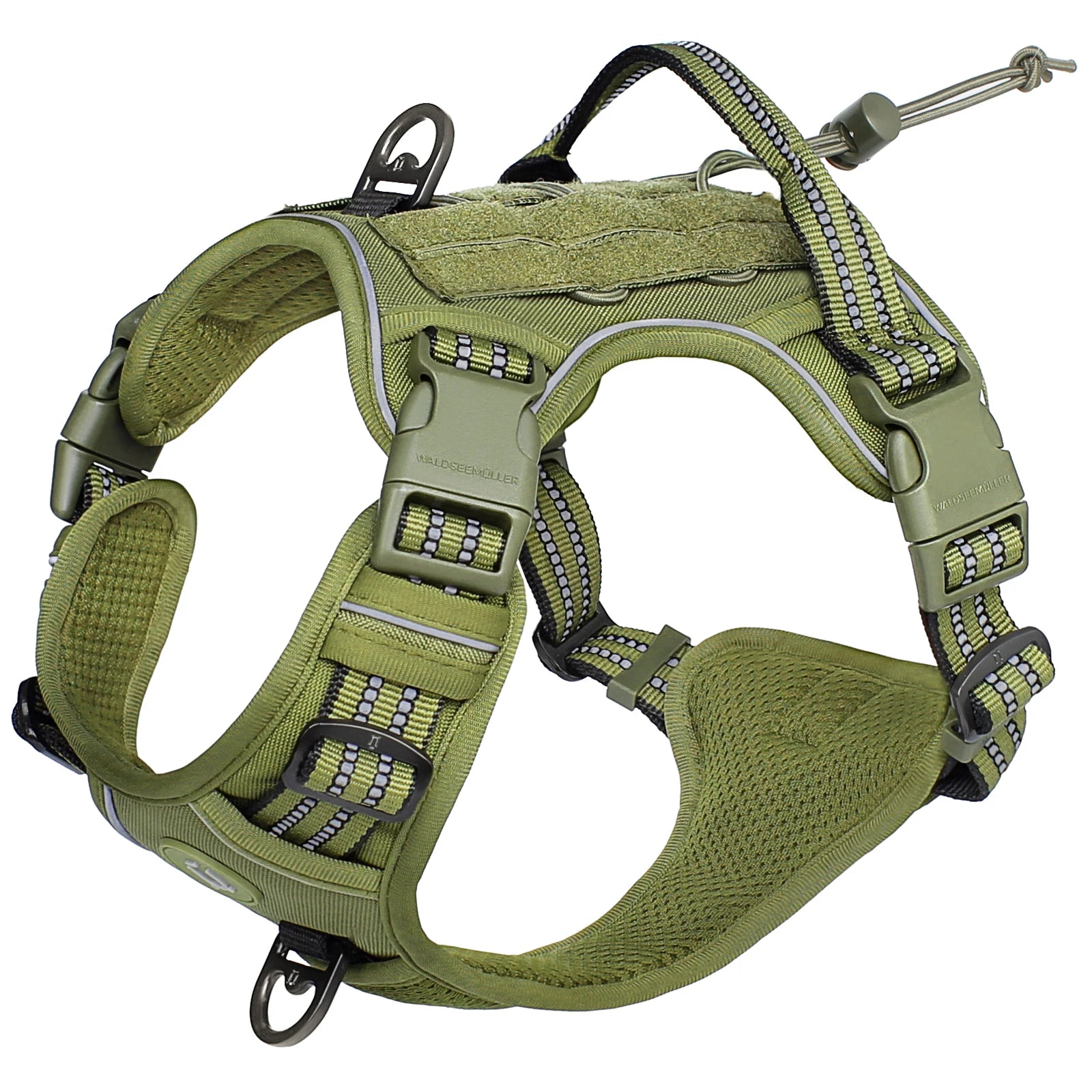 Tactical Dog Harness – No-Pull MOLLE Vest for Medium & Large Dogs