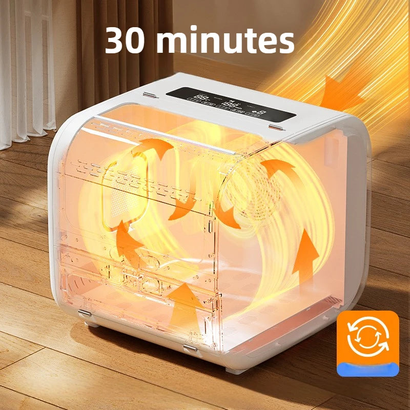 Smart Pet Drying Box – Low Noise Hair Dryer with Sterilisation & Timer for Cats & Dogs