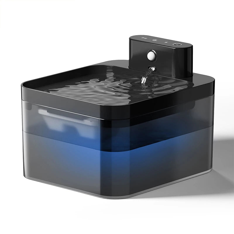 ROJECO Wireless Cat Water Fountain – 2600mAh Smart Infrared Sensor