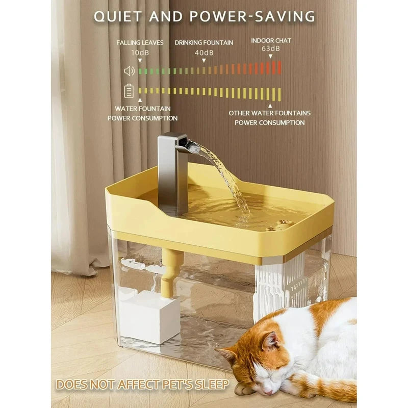 AquaFlow Silent Cat Water Fountain