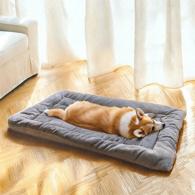Extra Large Plush Dog Bed Sofa – Reversible Dual-Sided 120cm Pet Mat