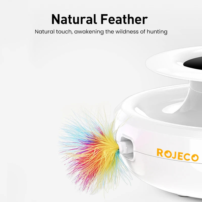 FeatherSpin 2-in-1 Smart Cat Toy Set
