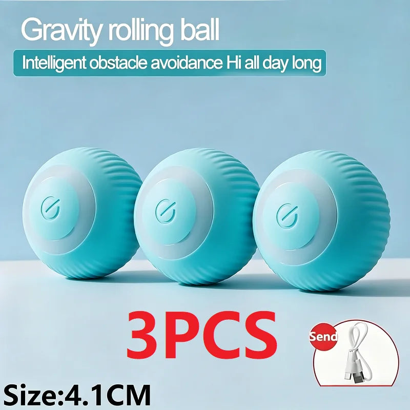 Electric Rolling Cat Ball Toy – Automatic Interactive Indoor Cat Toy
