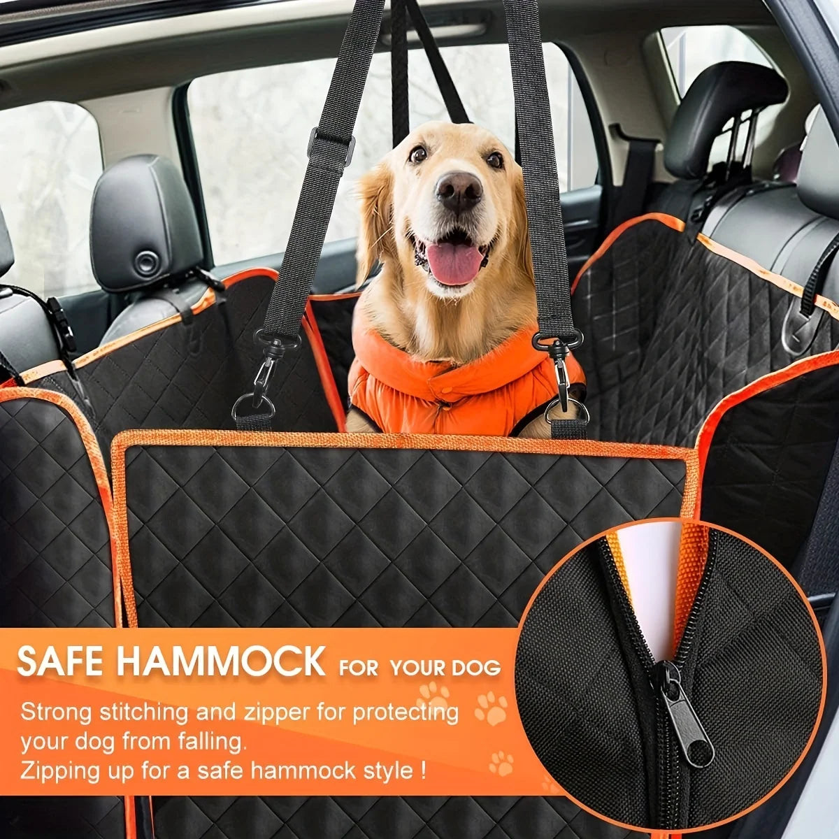 DriveShield Scratch-Resistant Car Hammock