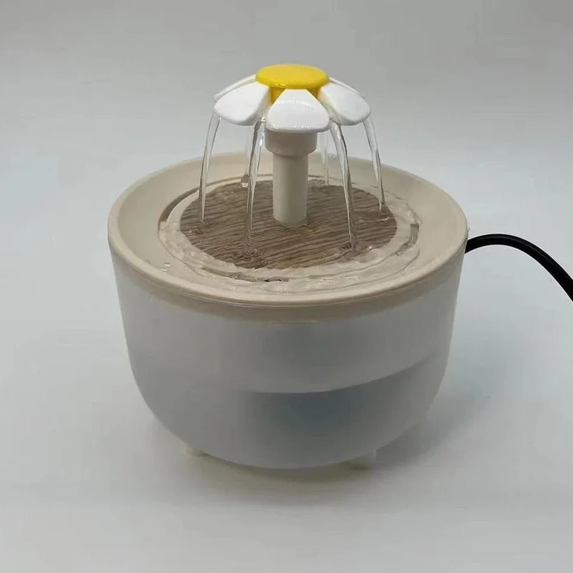 Electric Pet Water Fountain – 1200mL Auto Filter USB Dispenser