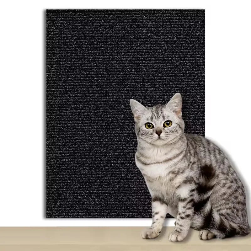 Cat Scratcher Sofa Protector – Self-Adhesive Trimmable Carpet Mat (7 Colours)