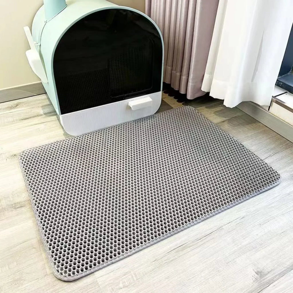 Extra Large Cat Litter Mat – Waterproof Double-Layer Non-Slip Floor Protector
