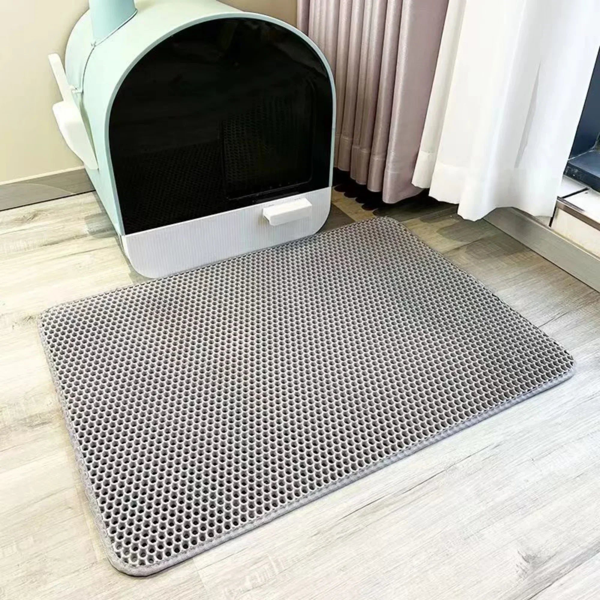 Extra Large Cat Litter Mat – Waterproof Double-Layer Non-Slip Floor Protector
