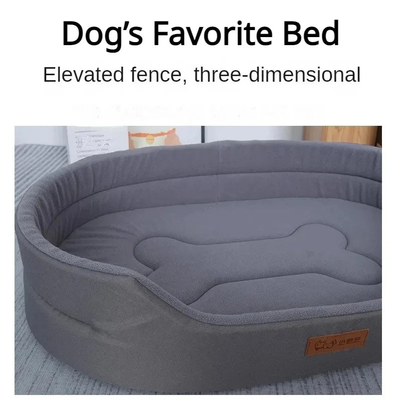 WinterWarm Fluffy Pet Cushion Bed