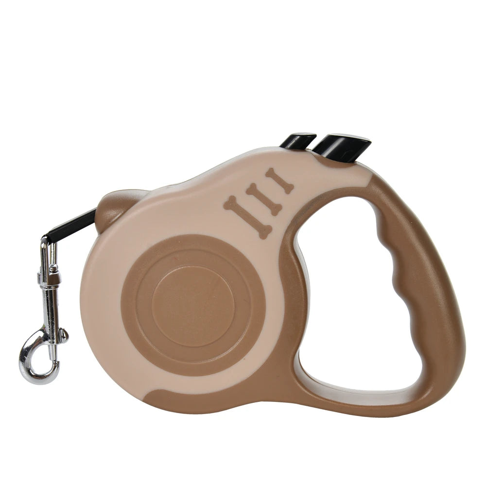 Strong Nylon Retractable Dog Leash – 3M & 5M for All Breeds