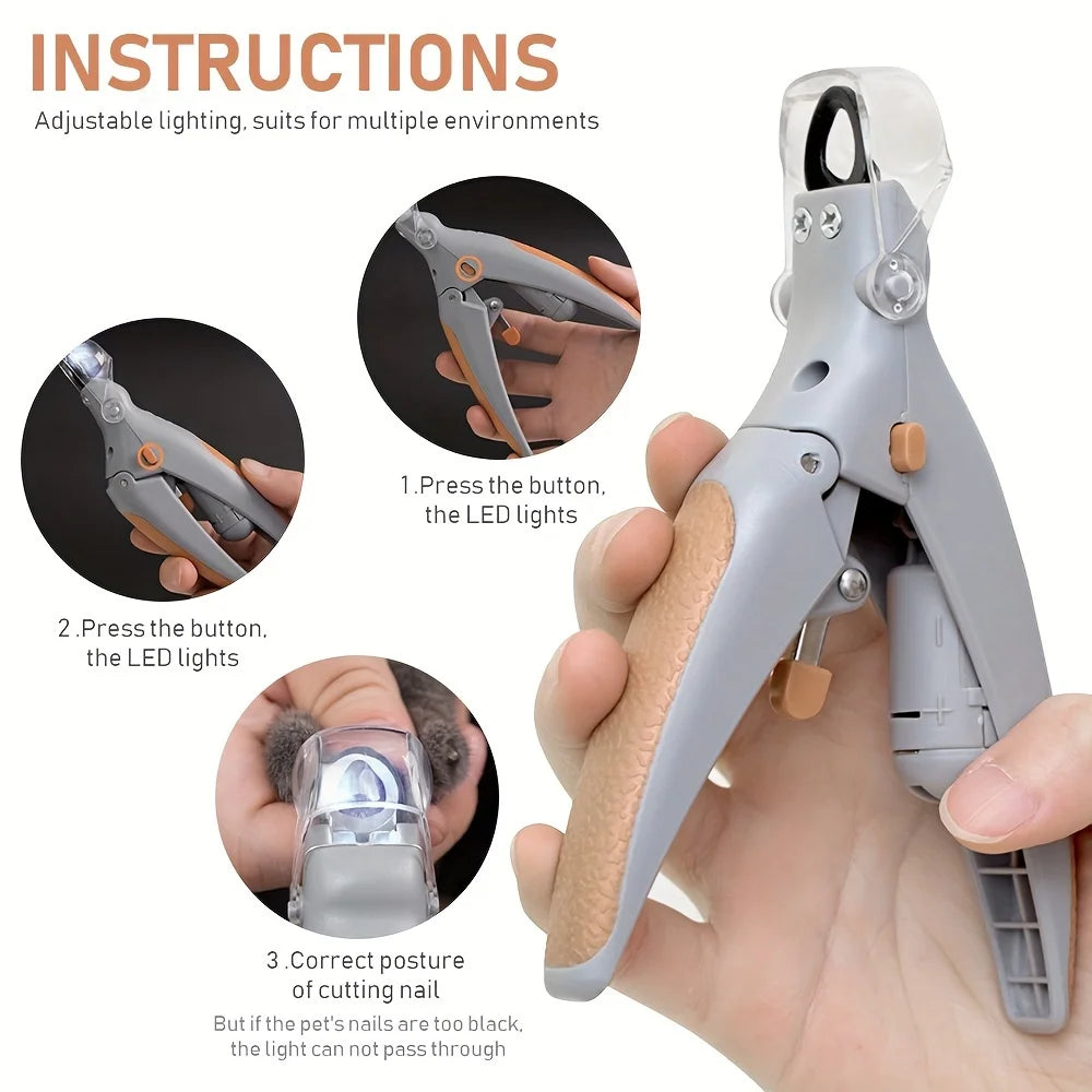 PrecisionTrim LED Pet Nail Clippers