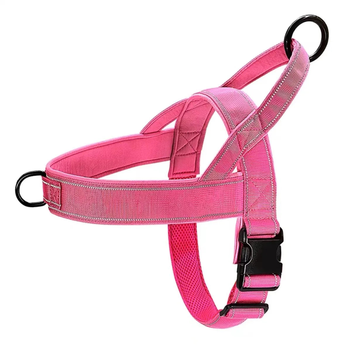 Heavy-Duty Tactical No-Pull Dog Harness – Padded Vest for Large Breeds