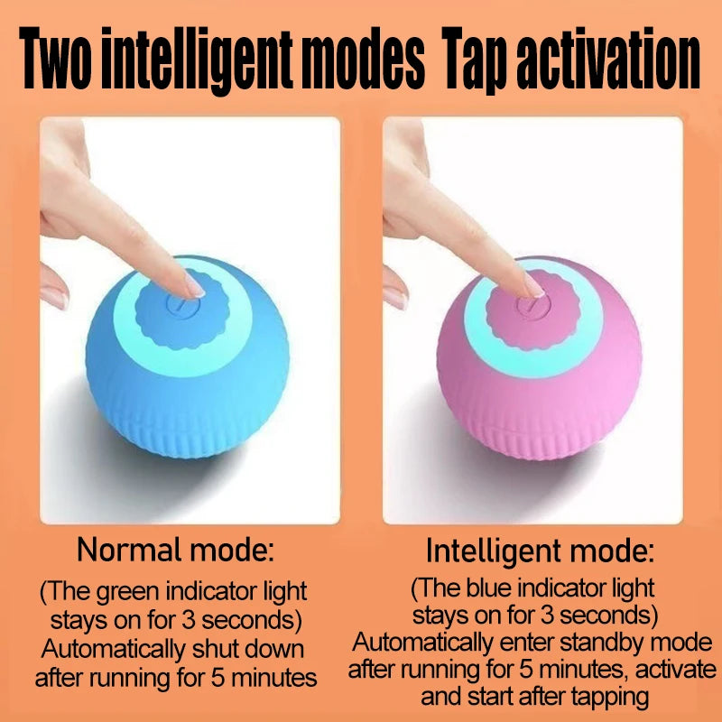 Electric Rolling Cat Ball Toy – Automatic Interactive Indoor Cat Toy