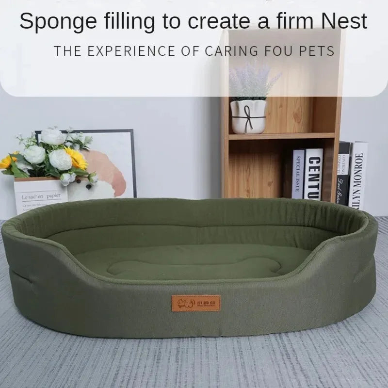 WinterWarm Fluffy Pet Cushion Bed