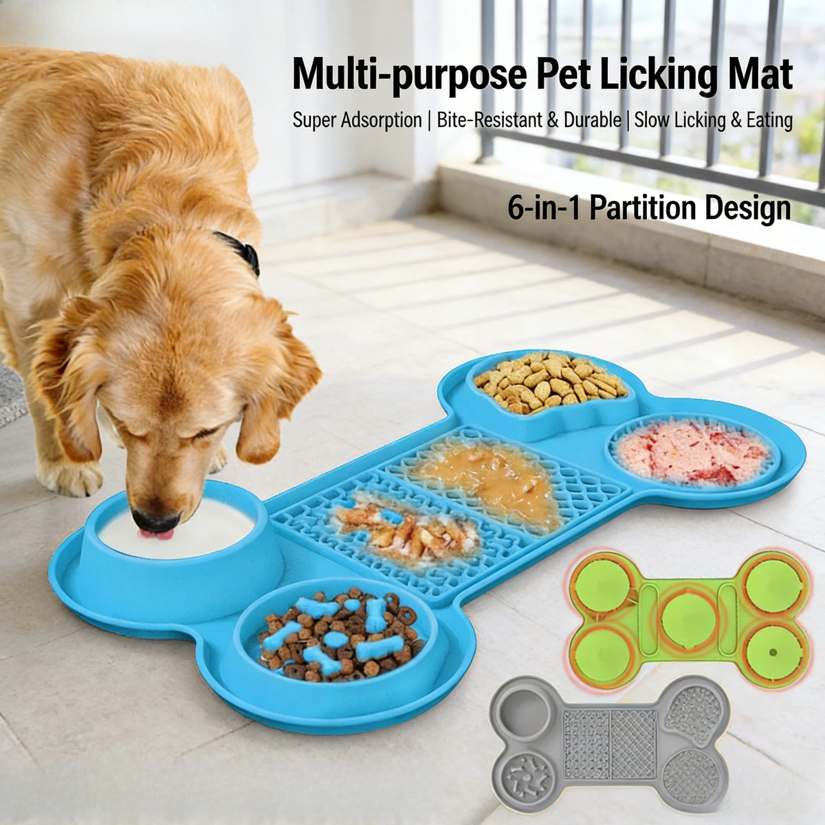 LickEase Silicone Slow Feeder Mat