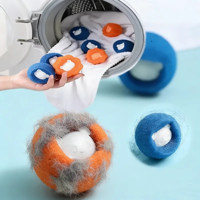 Reusable Pet Hair Collector Laundry Balls – Removes Fur in the Wash