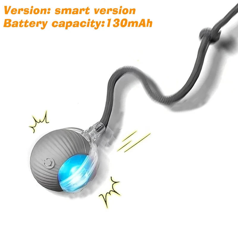 Automatic Rolling Cat Ball Toy – Rechargeable Interactive Toy