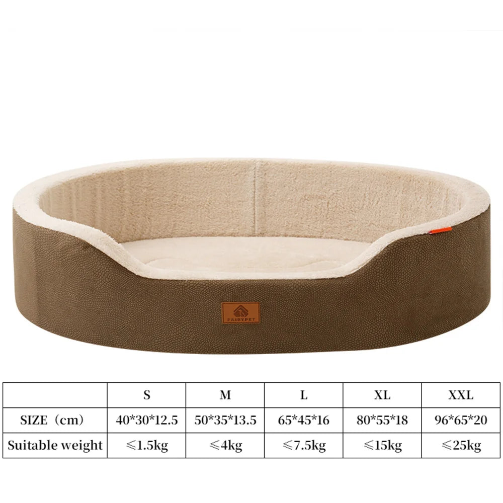 Orthopedic Dog Bed for Large Dogs – Waterproof Couch-Style Pet Bed