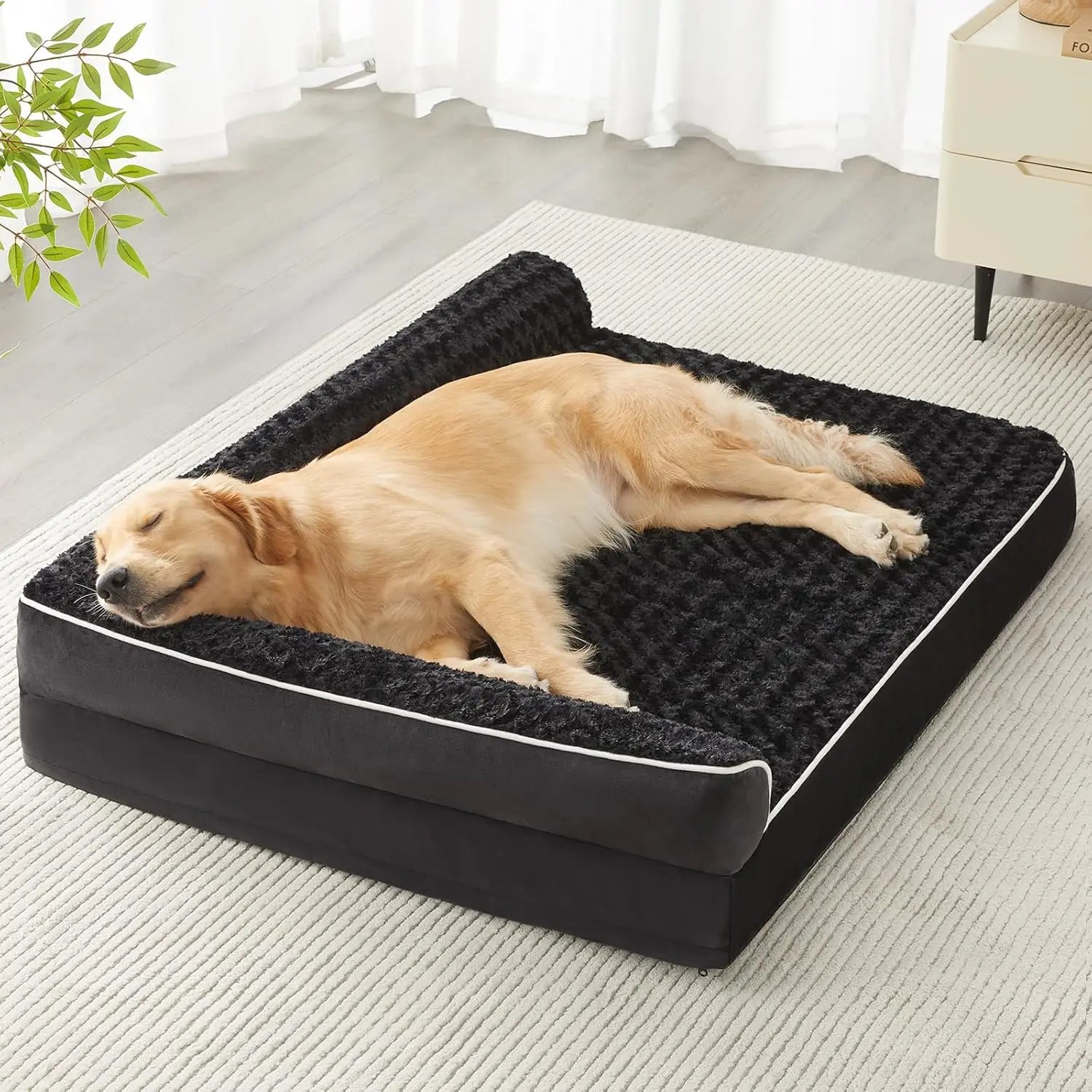 Orthopedic Dog Bed – Waterproof Sofa-Style with Washable Cover & Joint Support
