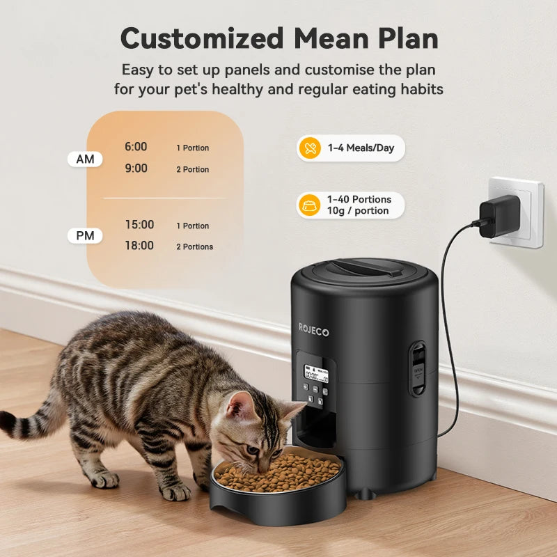 DailyServe Smart Automatic Pet Feeder