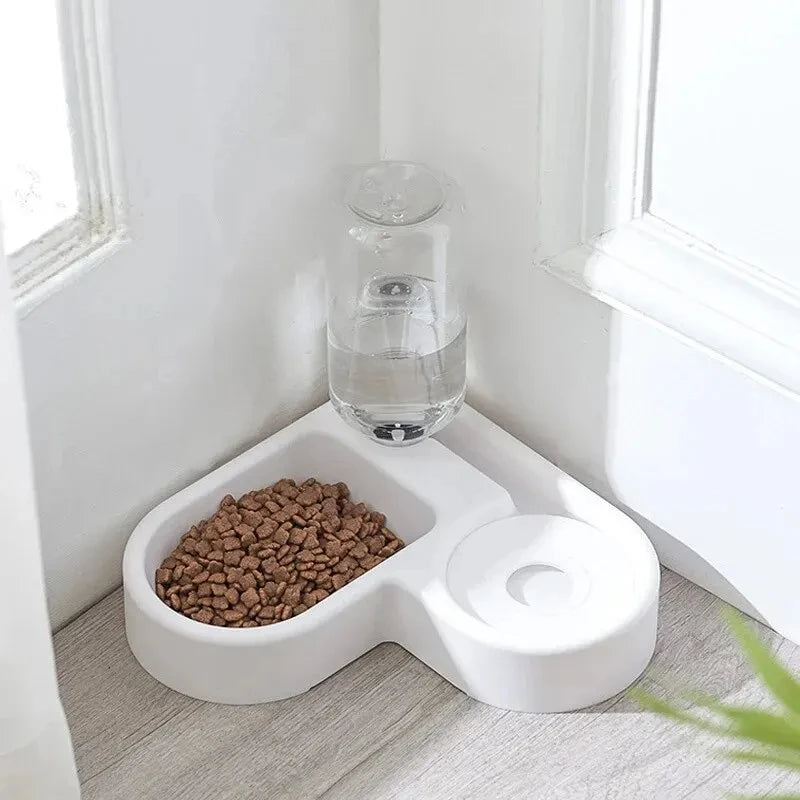 Dual-Use Automatic Pet Bowl – Food & Water in One