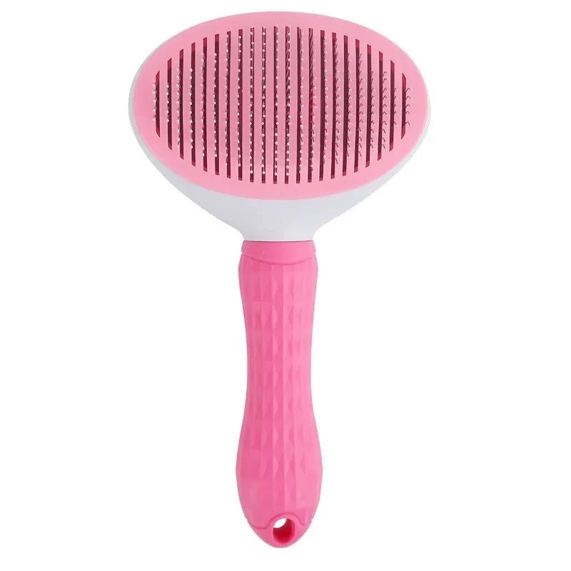 Self-Cleaning Pet Brush & Dematting Comb – For Dogs & Cats