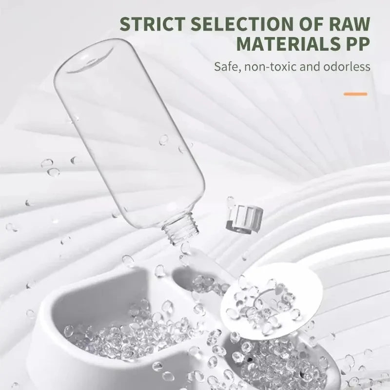 Dual-Use Automatic Pet Bowl – Food & Water in One