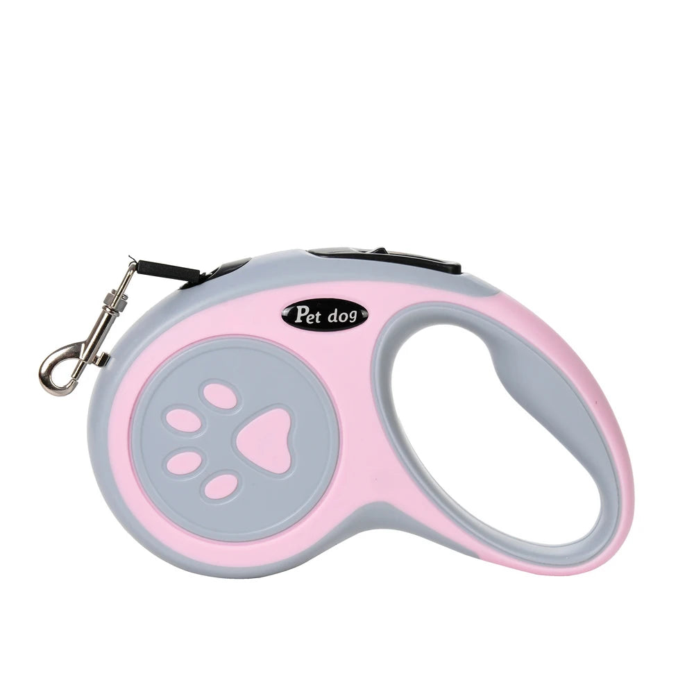 Nylon Retractable Pet Leash – 3M & 5M for Dogs & Cats