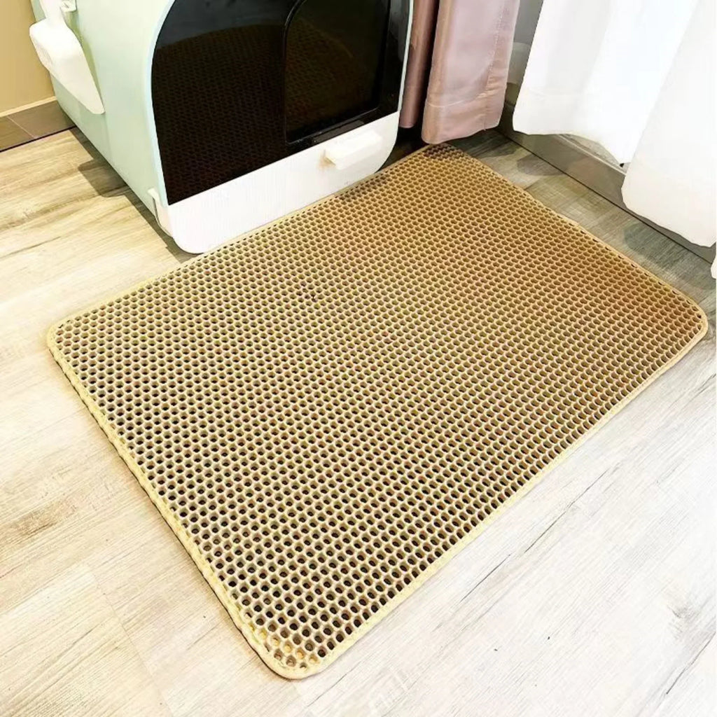 Extra Large Cat Litter Mat – Waterproof Double-Layer Non-Slip Floor Protector