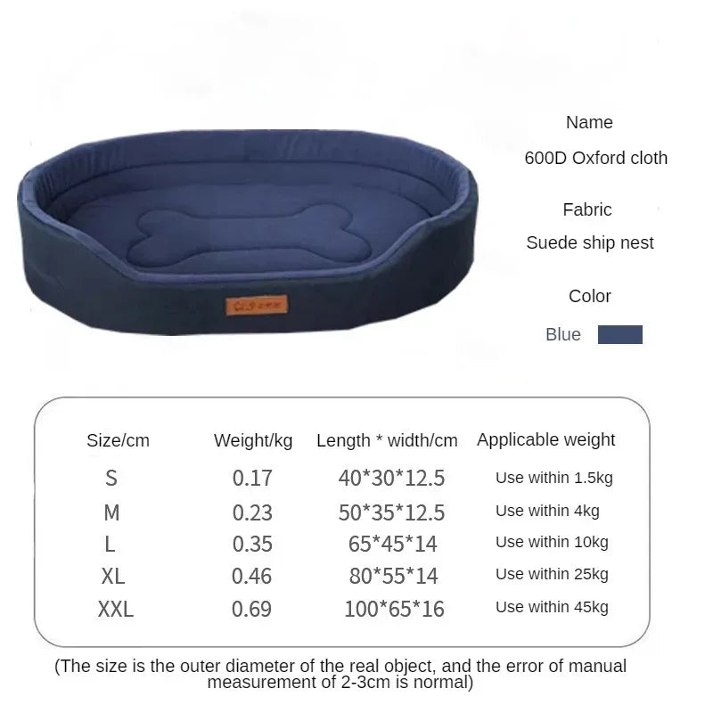 WinterWarm Fluffy Pet Cushion Bed