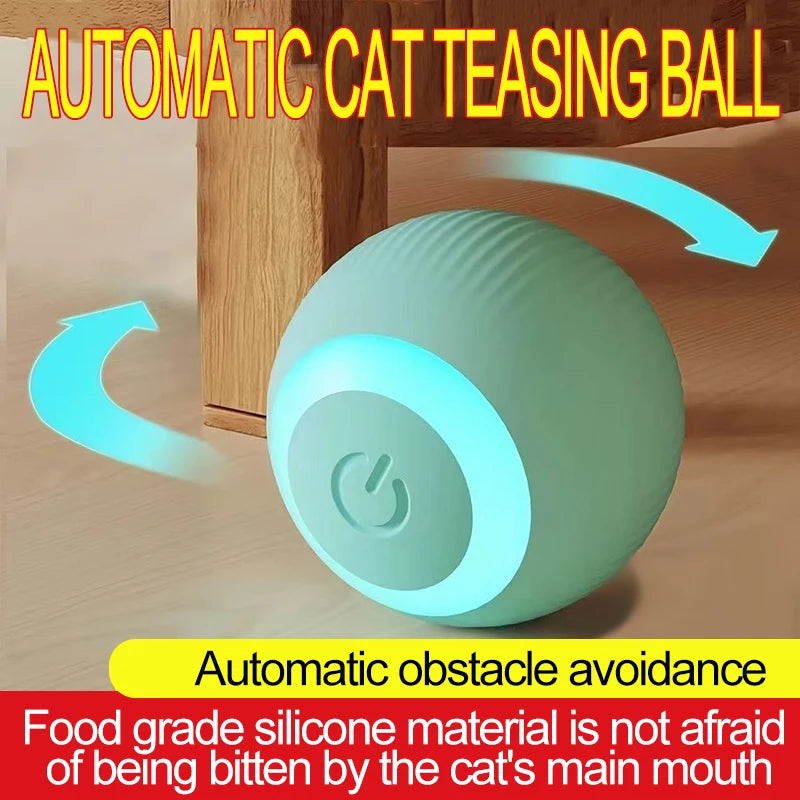 Electric Rolling Cat Ball Toy – Automatic Interactive Indoor Cat Toy