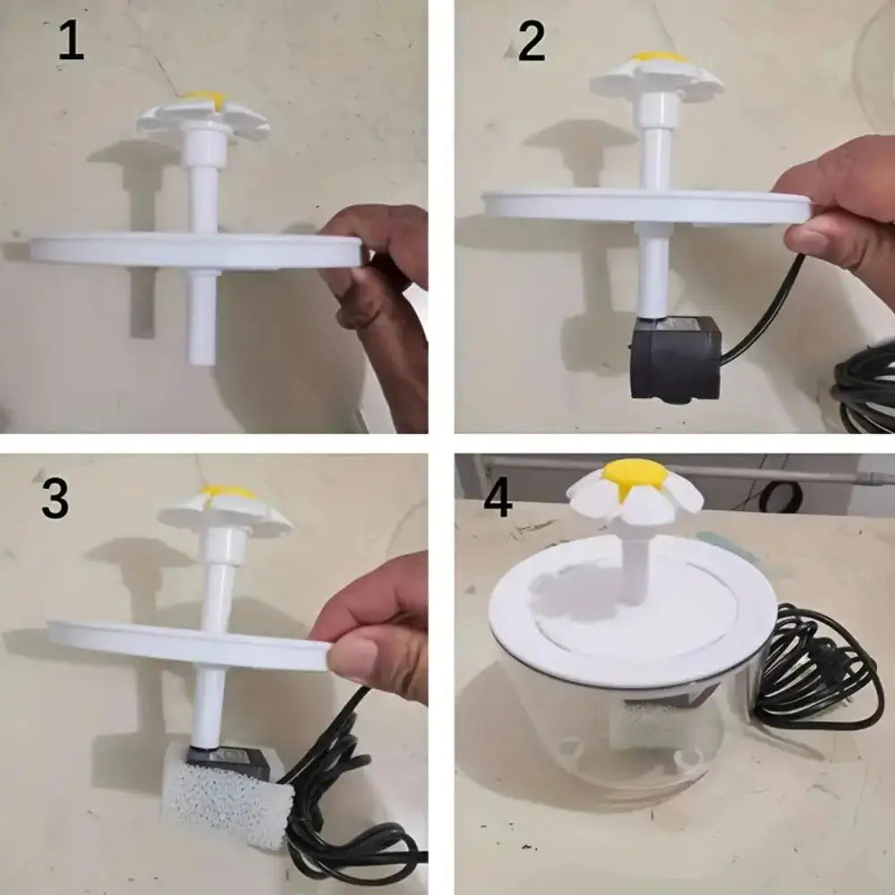 Electric Pet Water Fountain – 1200mL Auto Filter USB Dispenser