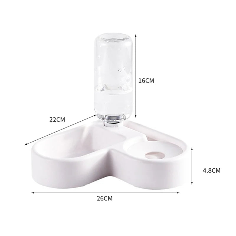Dual-Use Automatic Pet Bowl – Food & Water in One