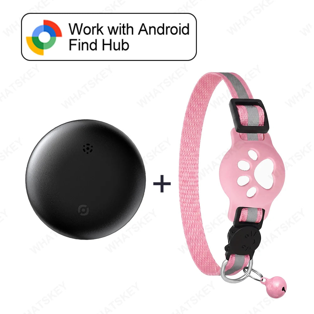 Adjustable Pet GPS Tracker Collar – Compatible with Google Find My