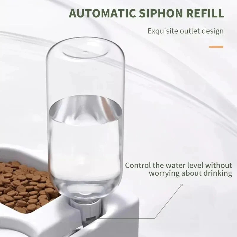 Dual-Use Automatic Pet Bowl – Food & Water in One
