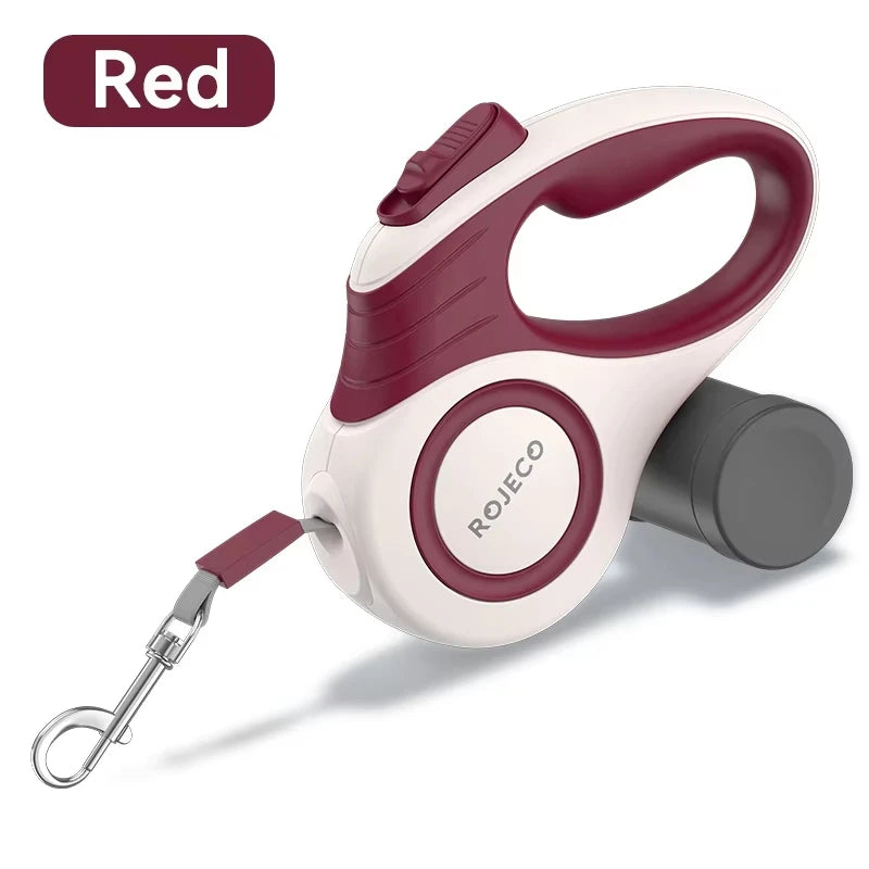 ROJECO Automatic Retractable Dog Leash – 3M/5M Extendable Rope