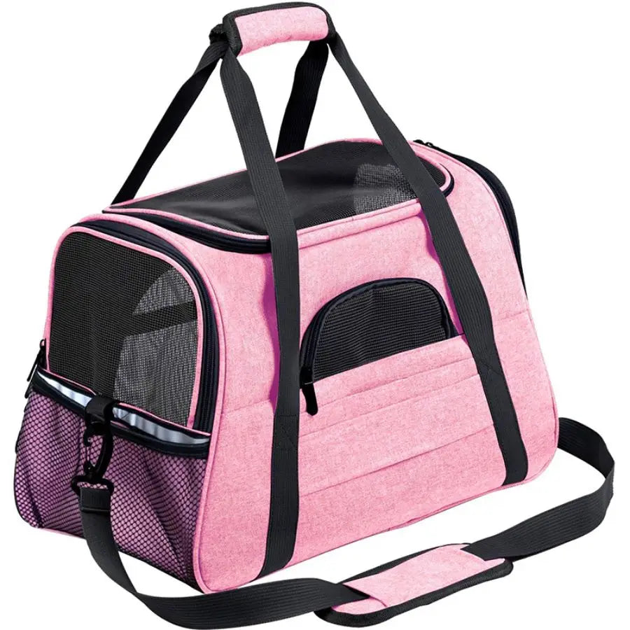 Airline-Approved Pet Carrier Bag – Soft Sided with Mat for Cats & Dogs up to 20lbs