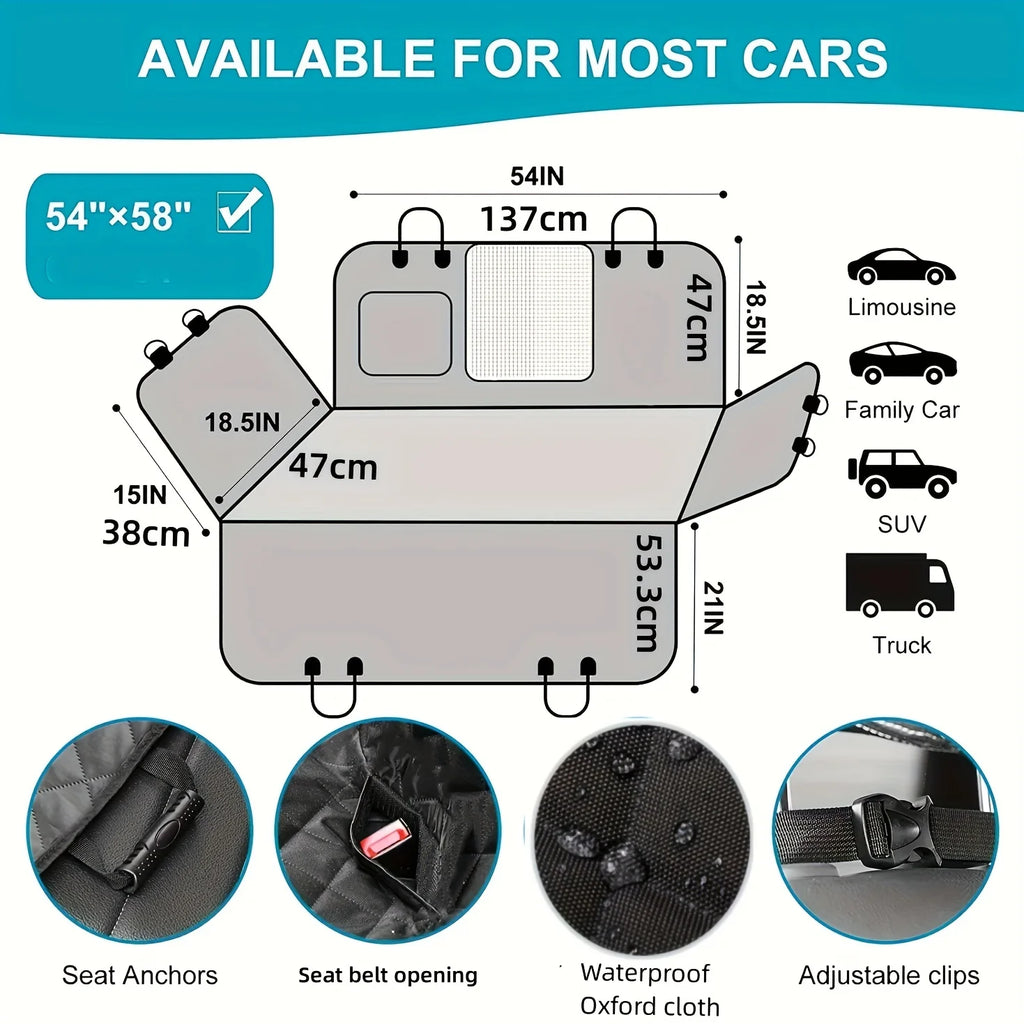 DriveShield Scratch-Resistant Car Hammock