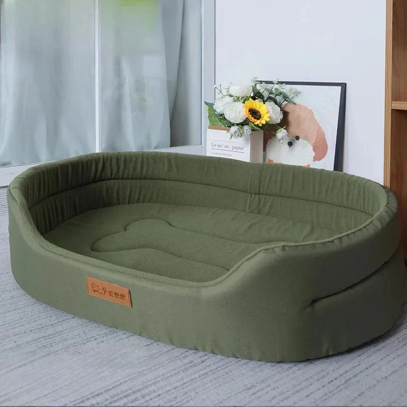 WinterWarm Fluffy Pet Cushion Bed