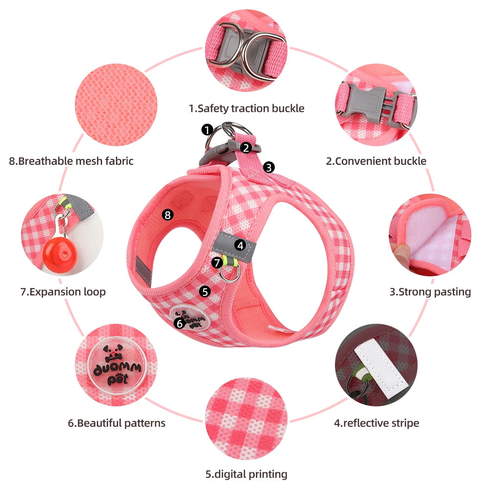 CheckMate Reflective Pet Harness & Lead