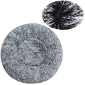 Round Plush Pet Bed – Soft & Warm for Dogs and Cats