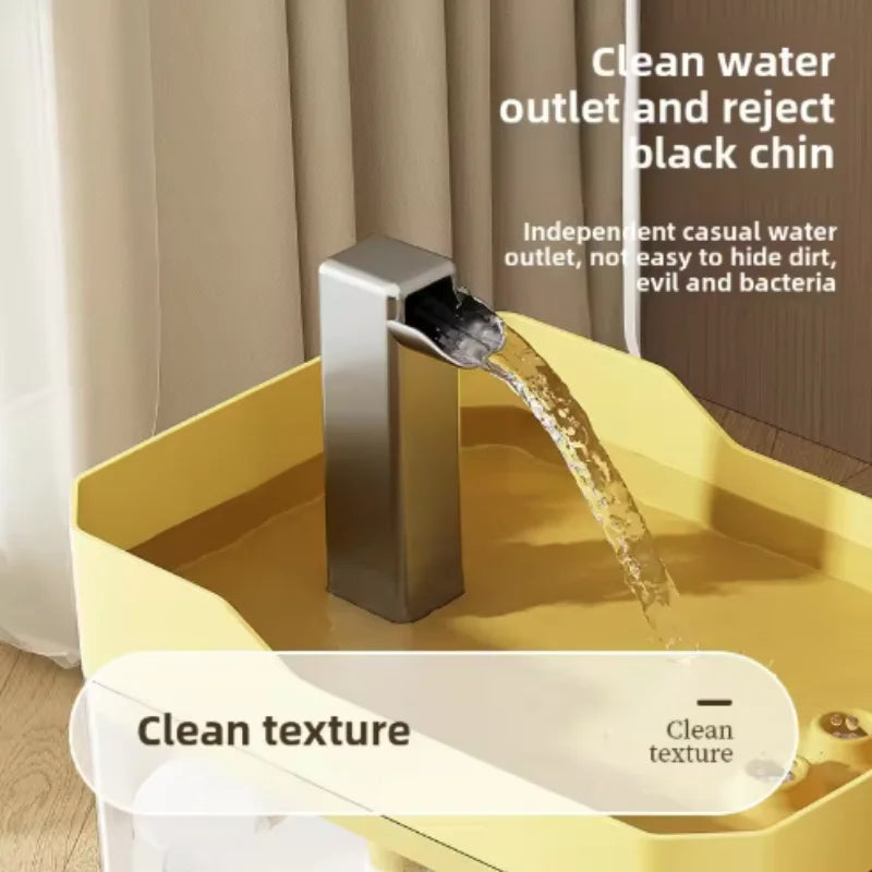 USB Cat Water Fountain – Transparent Auto Filter with Anti-Dry Protection