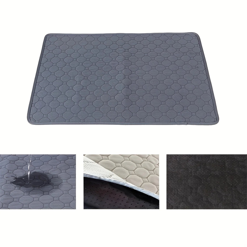 Reusable Waterproof Dog Pee Pad – Washable Training Mat